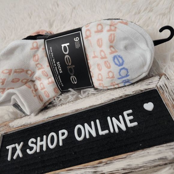 Bebe 9 pairs of socks NWT - Picture 3 of 3